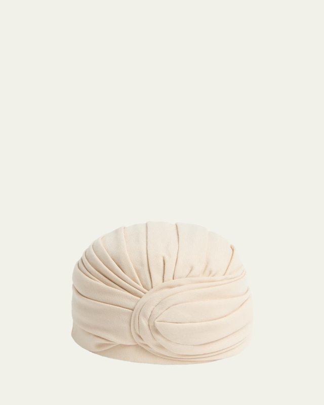 Rigid Wool-Blend Turban